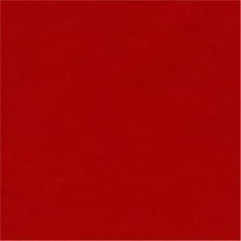 Eine Nahaufnahme eines roten Quadrats auf weißem Hintergrund.