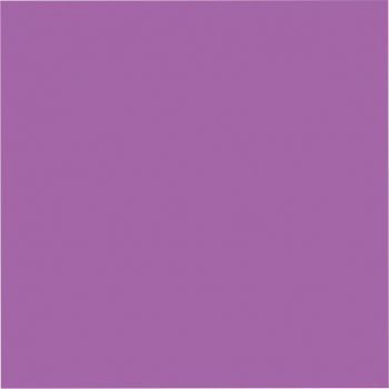 Eine Nahaufnahme eines violetten Quadrats auf weißem Hintergrund.