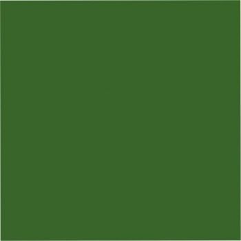 Eine Nahaufnahme eines grünen Quadrats auf weißem Hintergrund.