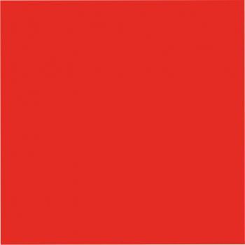 Ein rotes Quadrat auf weißem Hintergrund.