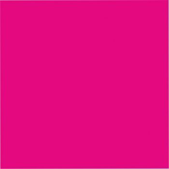 Ein leuchtend rosa Quadrat auf weißem Hintergrund.