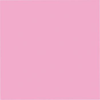 Eine Nahaufnahme eines rosa Quadrats auf weißem Hintergrund.