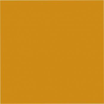 Eine Nahaufnahme eines gelben Quadrats auf weißem Hintergrund.