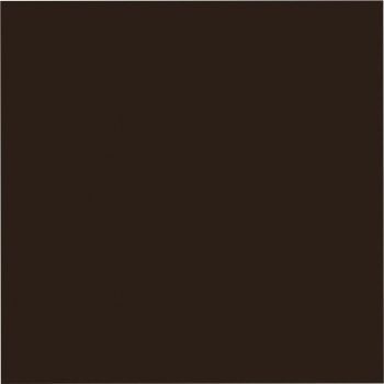 Eine Nahaufnahme eines braunen Quadrats auf weißem Hintergrund.