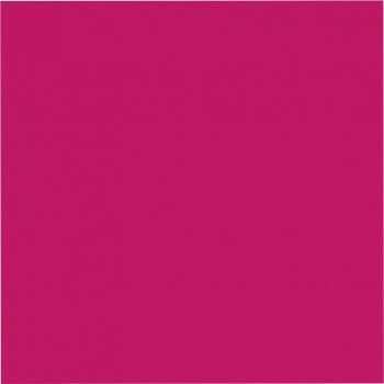 Eine Nahaufnahme eines rosa Quadrats auf weißem Hintergrund.