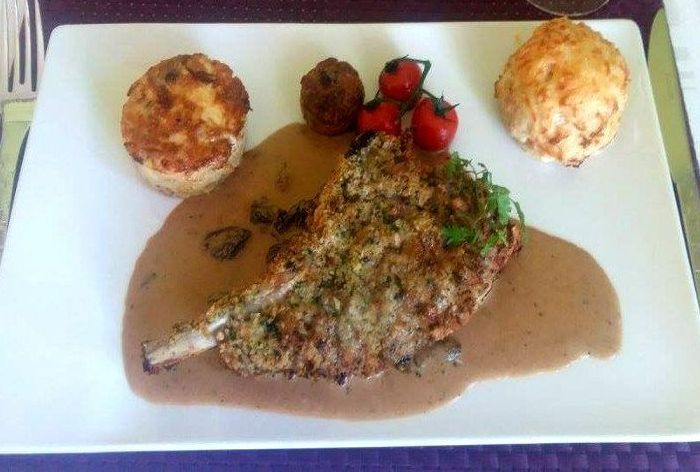 Aile de canard à la sauce morilles