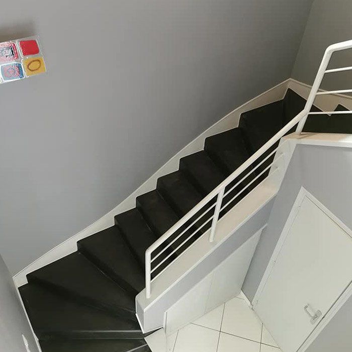 Peinture décorative escalier