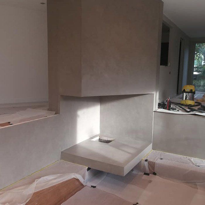 Peinture décorative salon