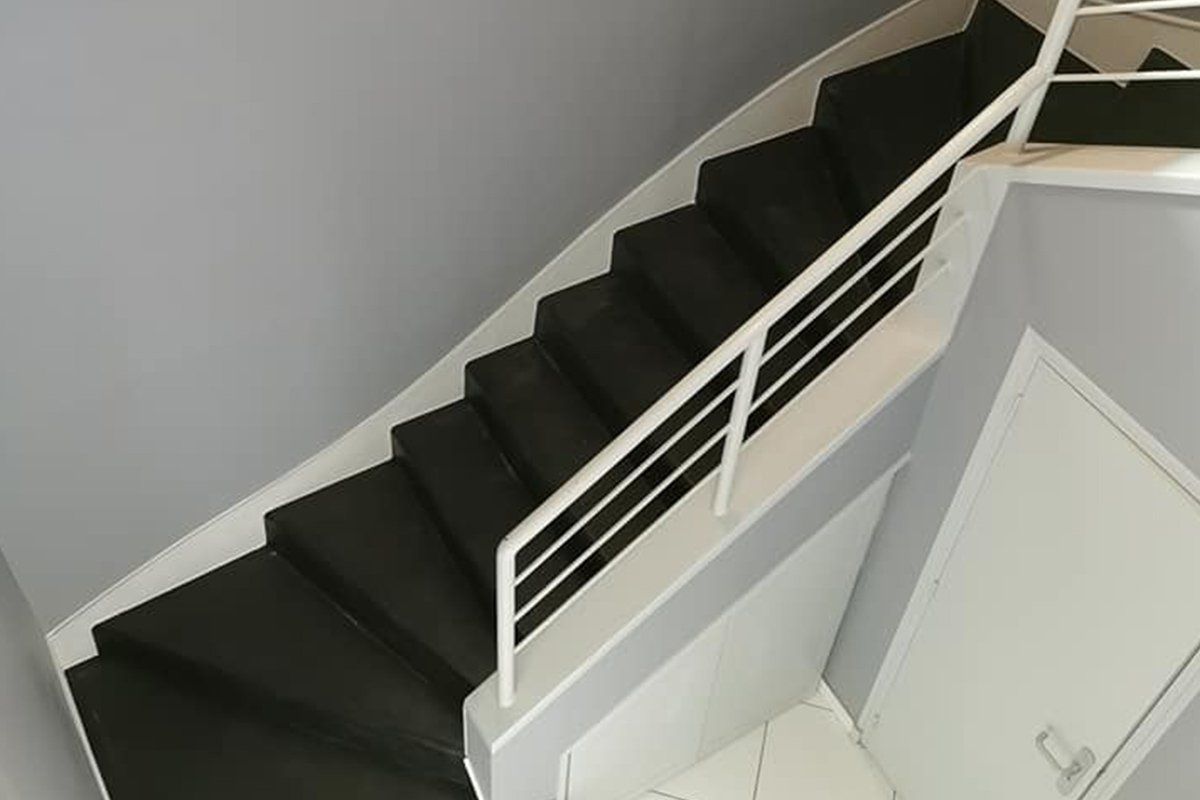 Béton ciré escalier
