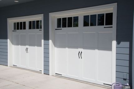 Double porte de garage