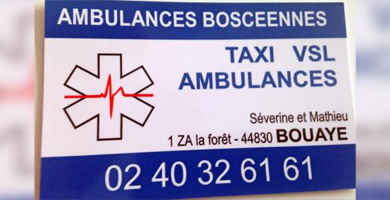 Ambulances Ambulances et Taxis Boscéennes à Bouaye 