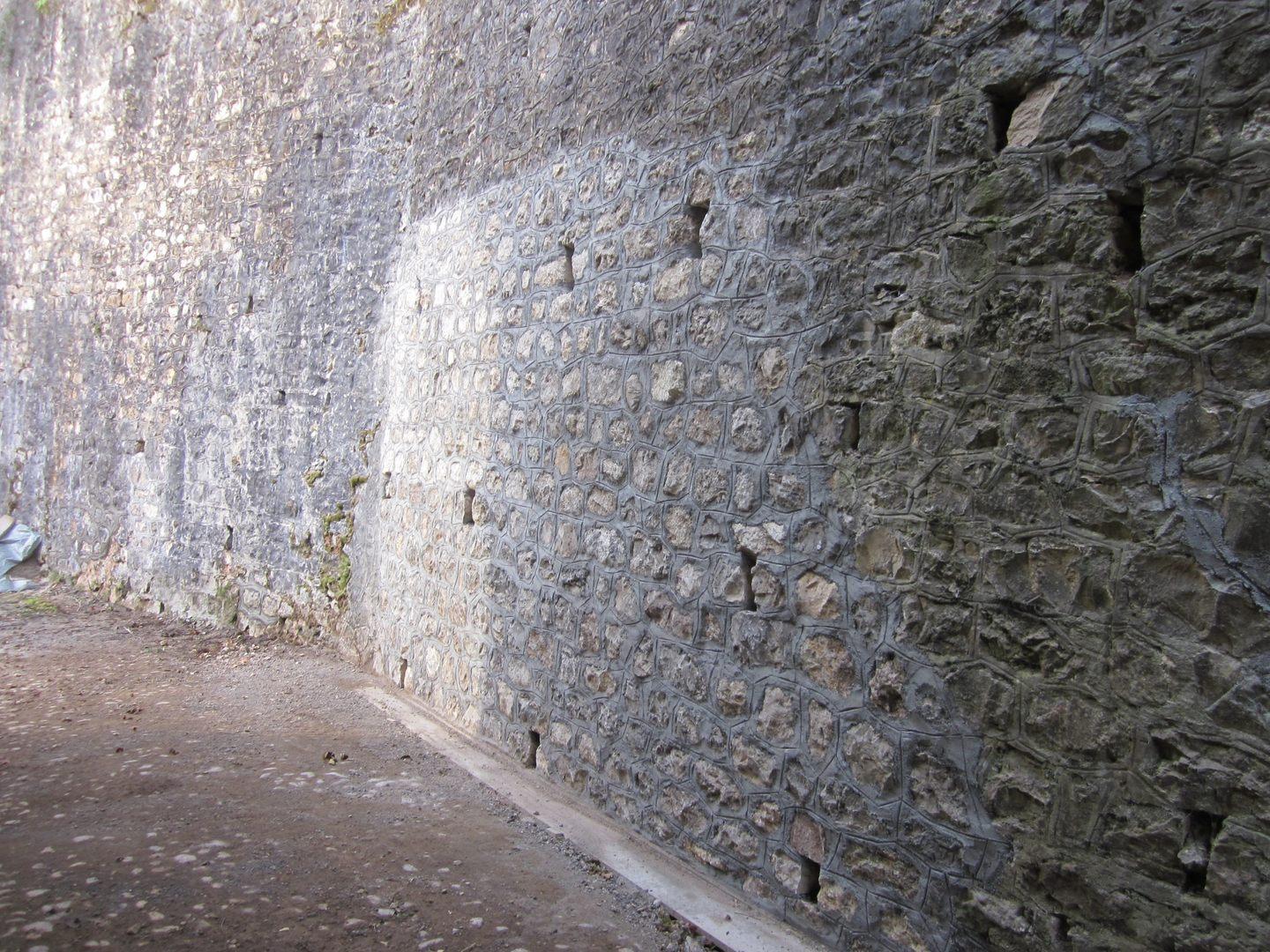 Réfection mur de soutènement en pierre