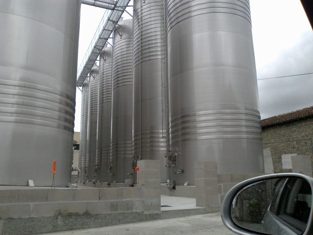 Installation de cuves