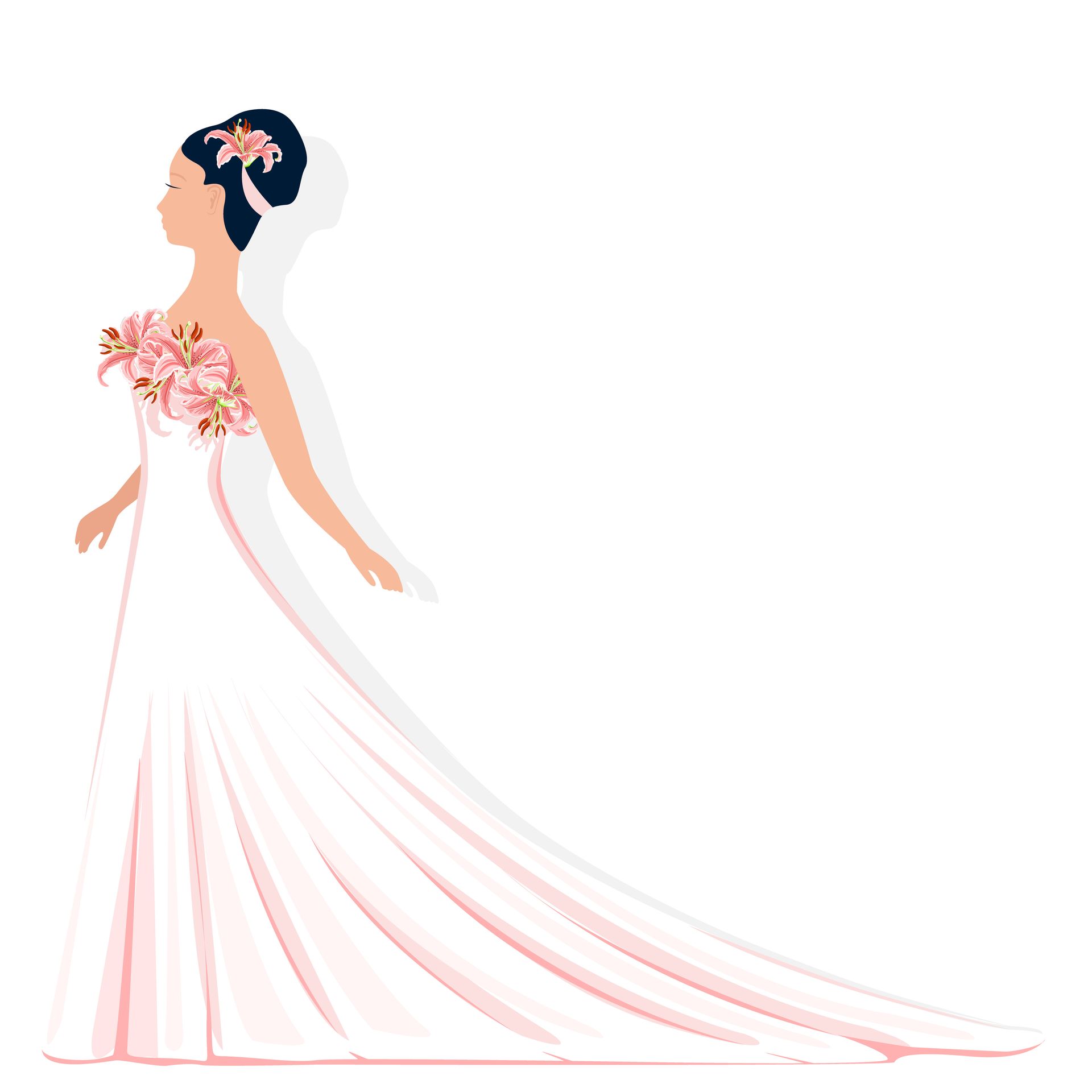 Retouches pour robe de mariée