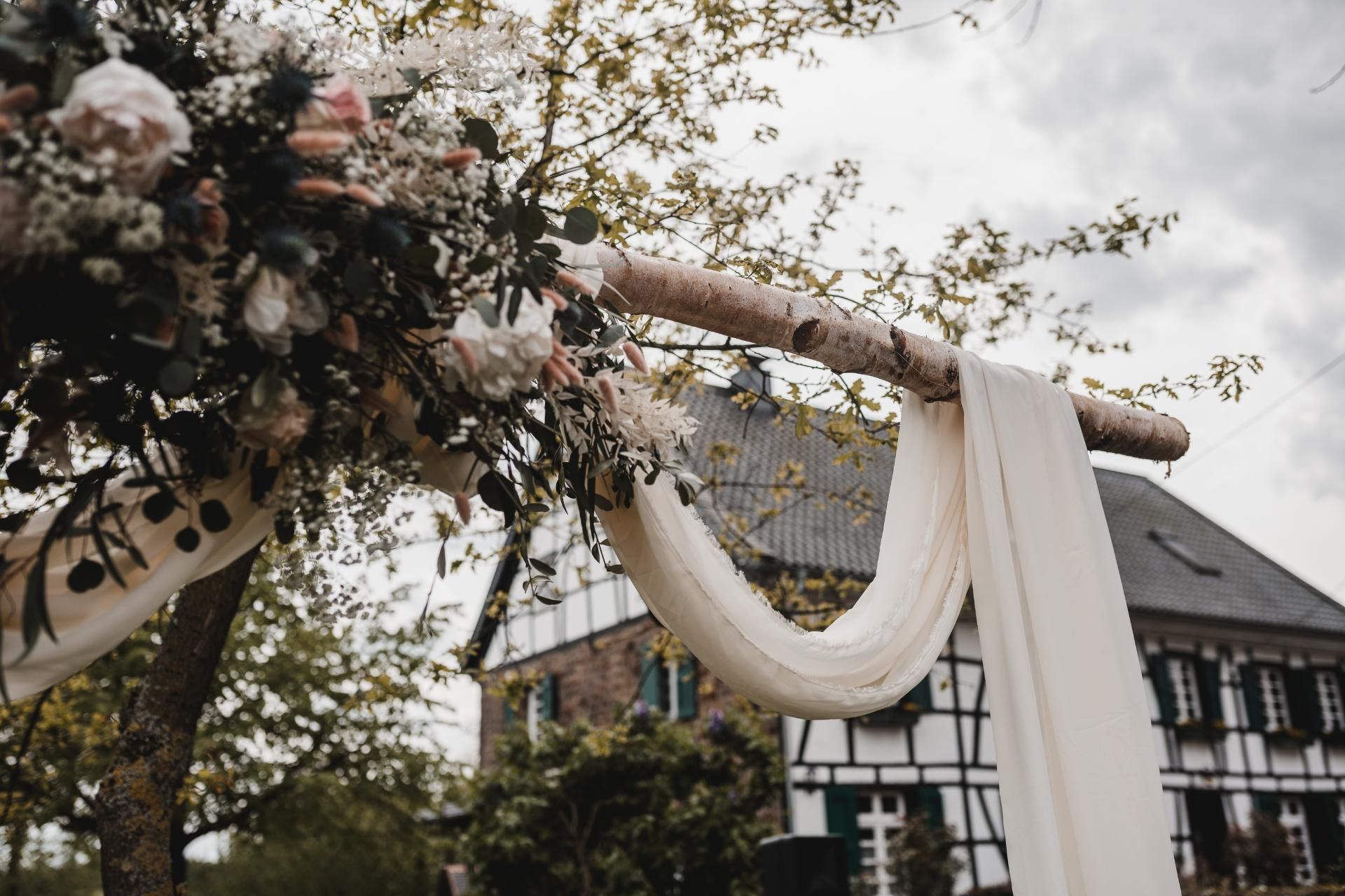 Deko für Hochzeitslocation