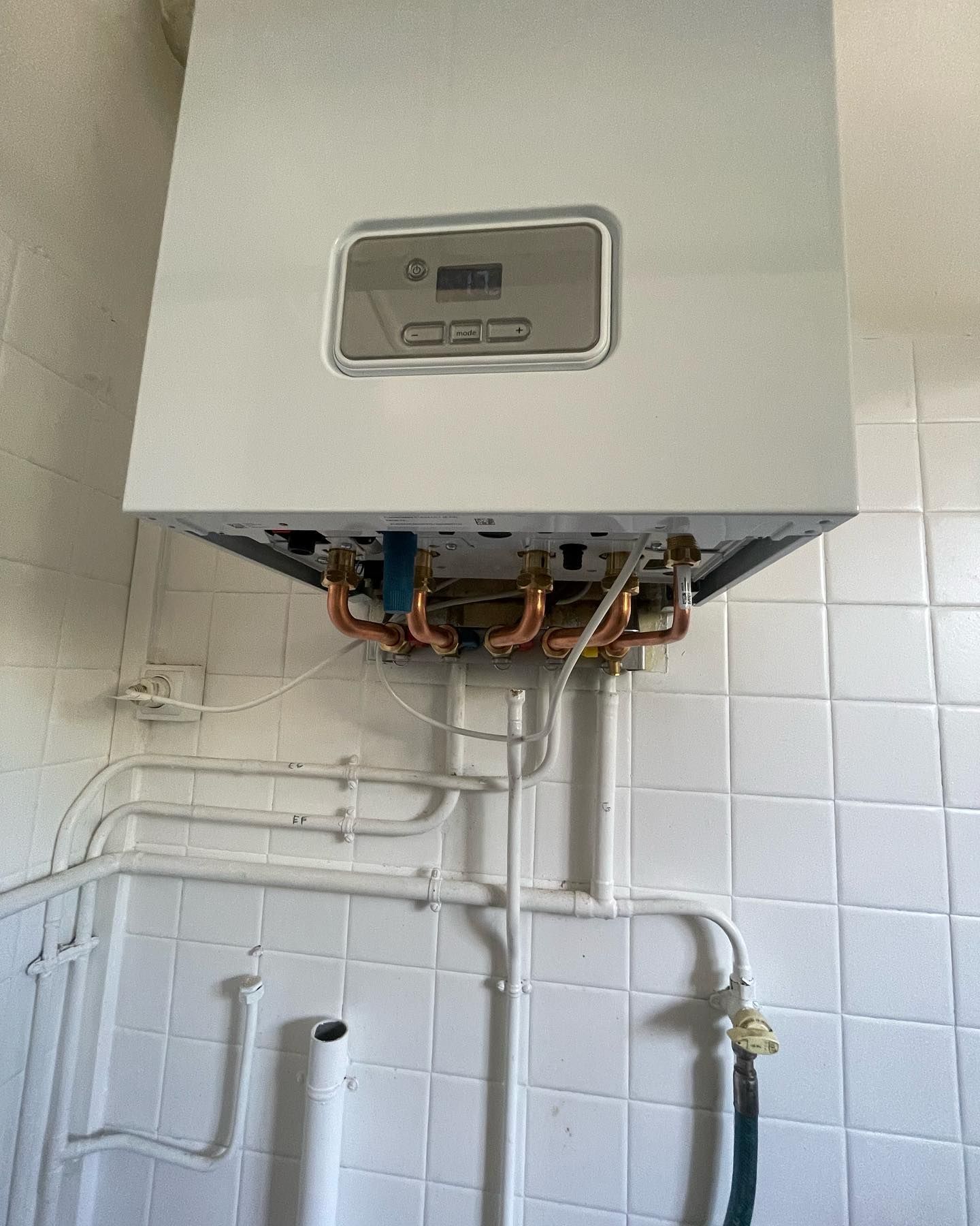 Installation d'une chaudière basse température