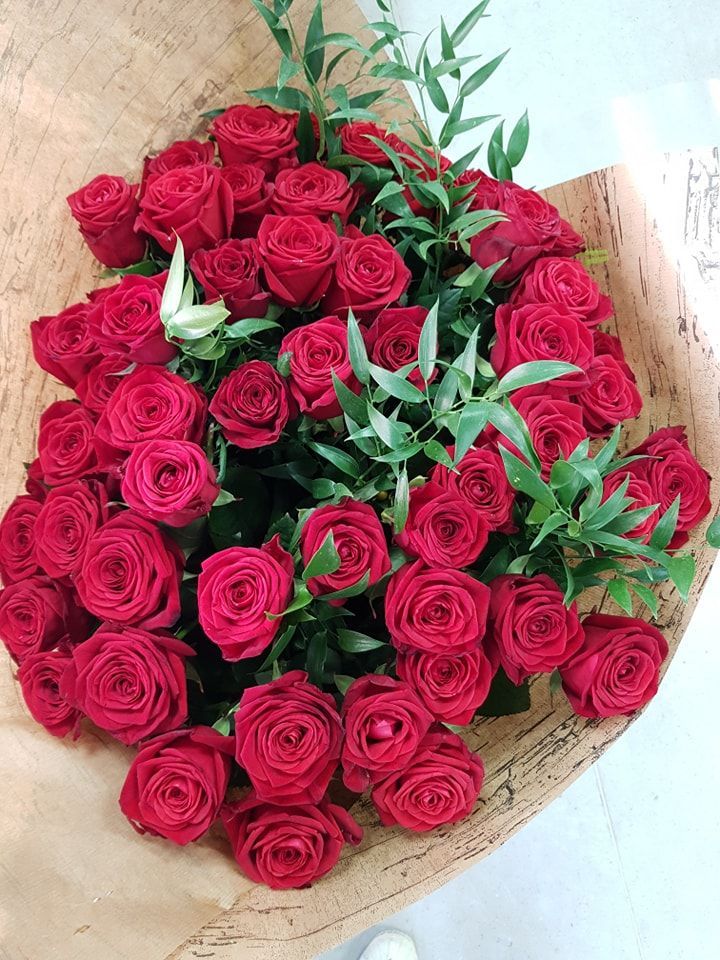 Bouquet de roses rouges