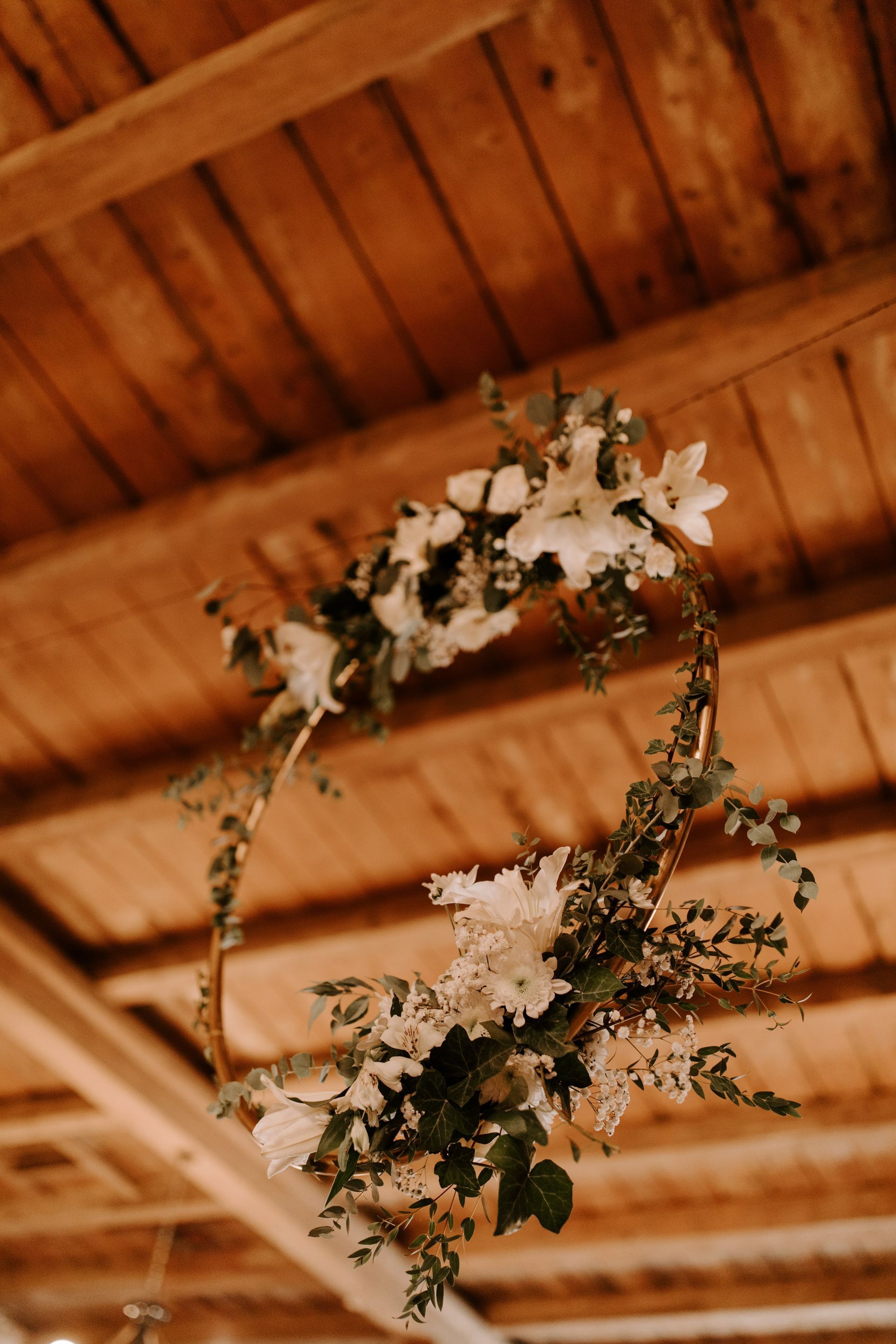 Couronne de fleurs bohème