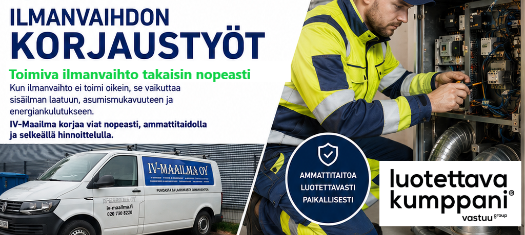 IV-korjaustyöt