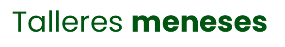 Talleres meneses está escrito en verde sobre fondo blanco