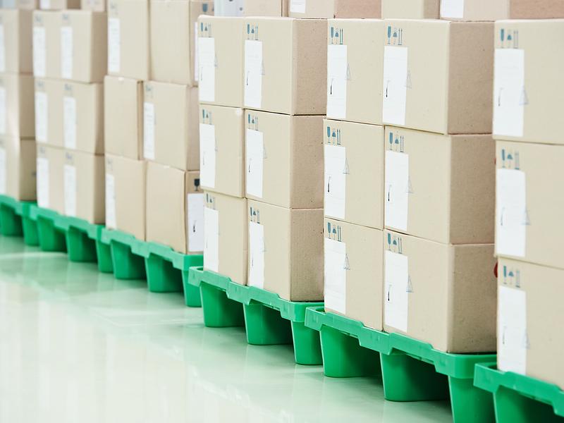 Cartons Palette de bois