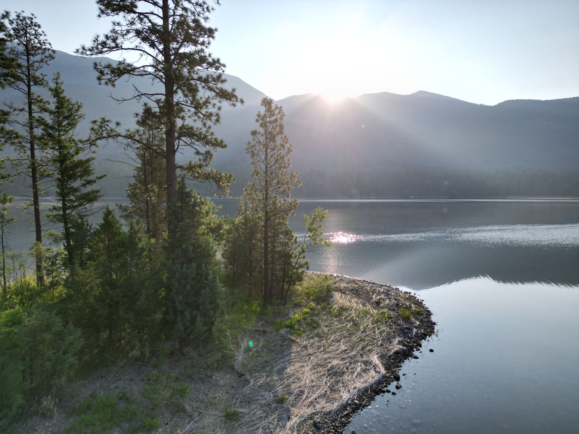 Ashley Lake Waterfront property, Heritage Retreat, great gathering place, Glacier Park, Enjoy Montana Vacation Rentals
