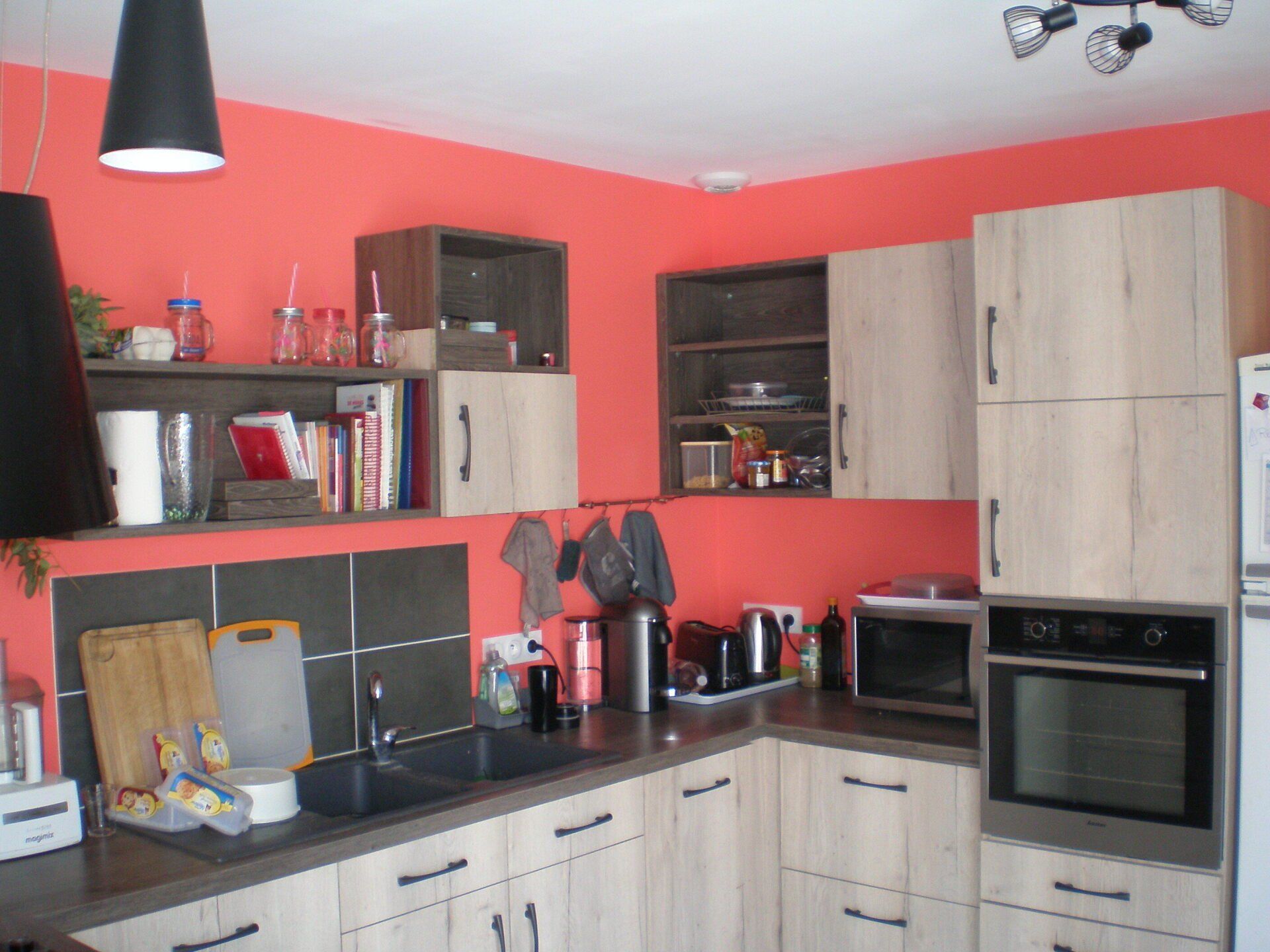 Cuisine sur mesure en bois