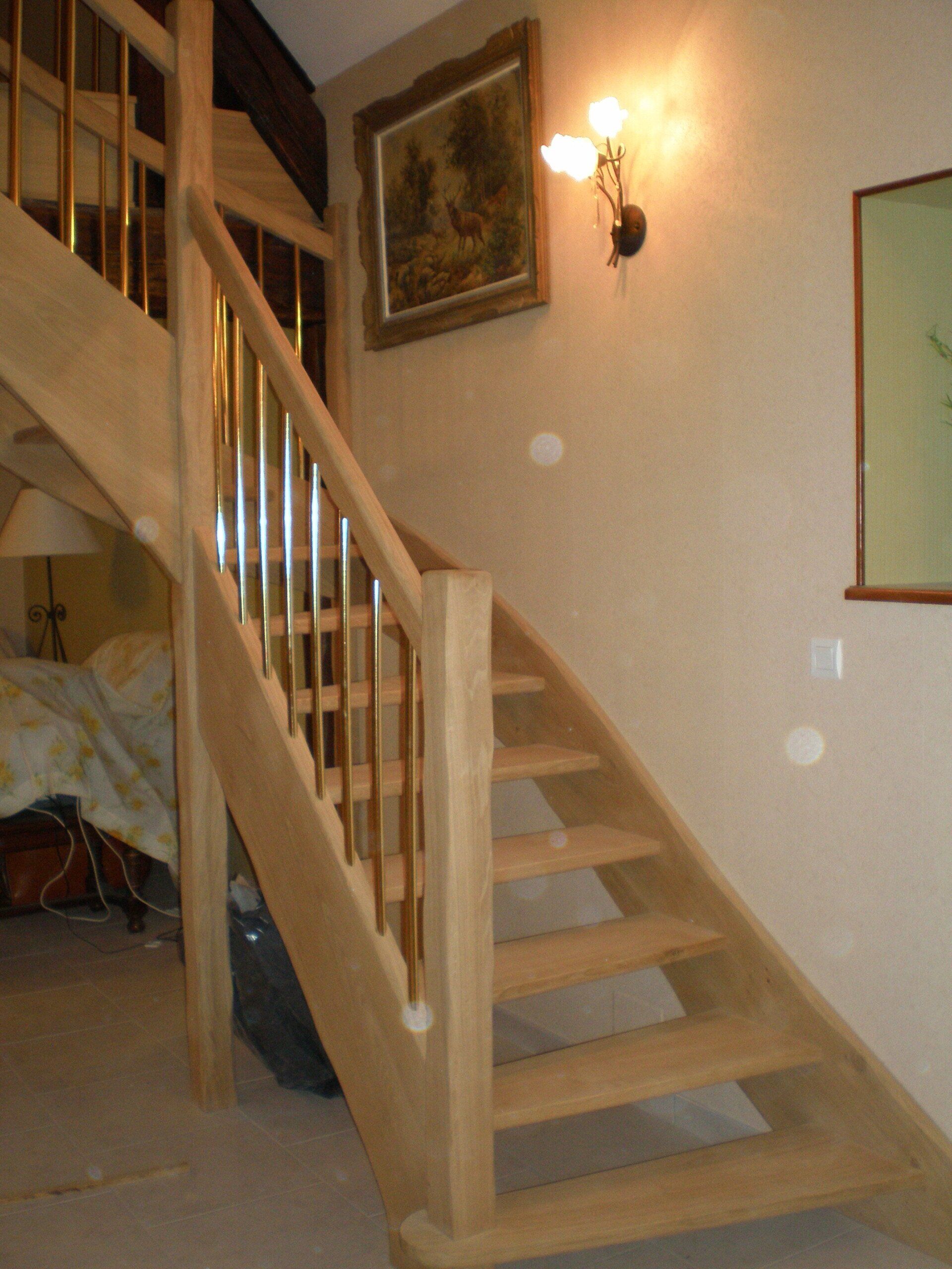 Escalier quart tournant