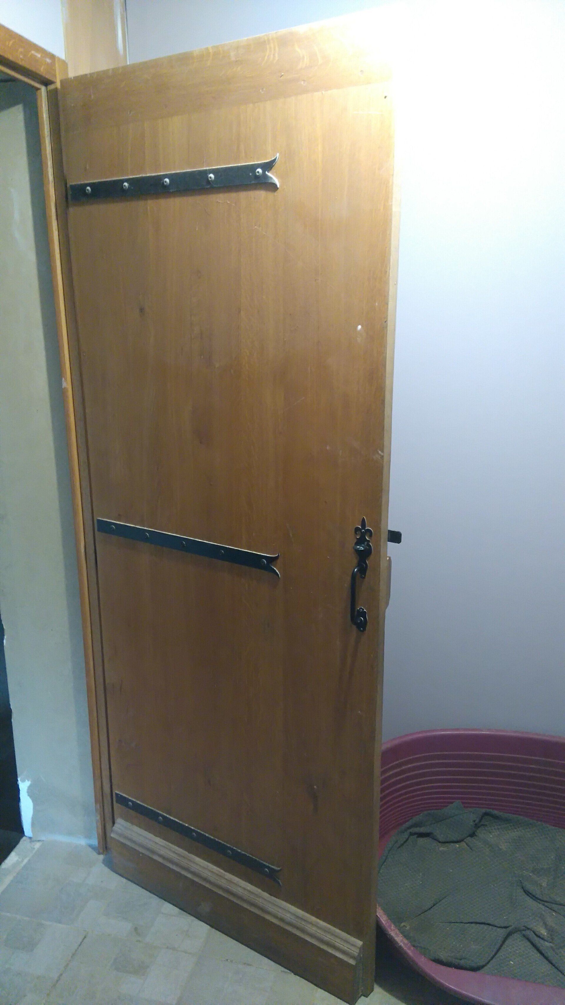 Porte type cochère en bois