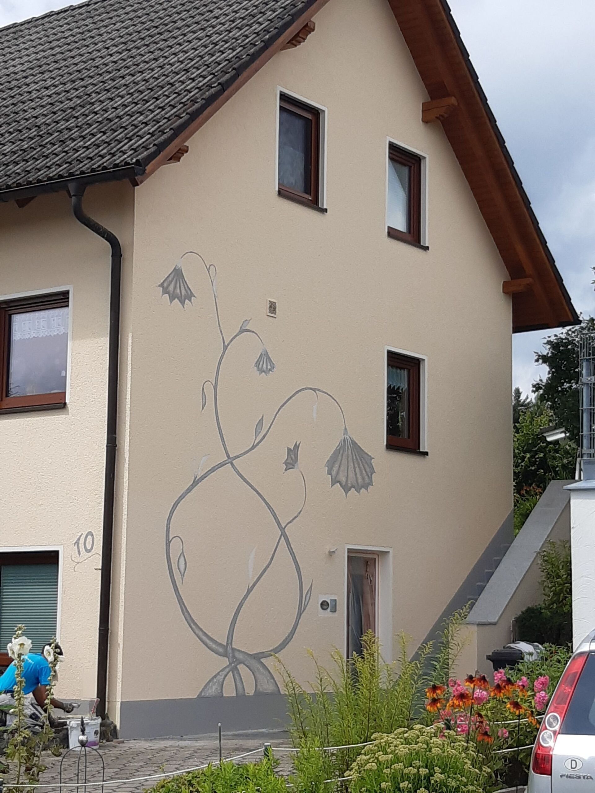 Fassadengestaltung Flora