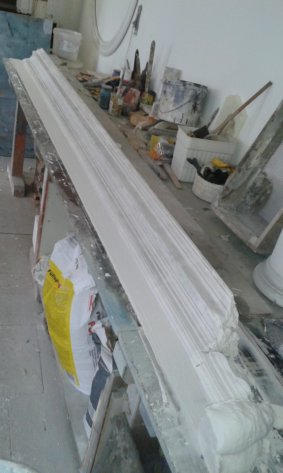 Ziehtisch für Stuckarbeiten