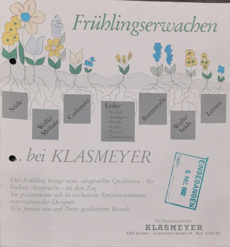 Klasmeyer Werbeanzeige
