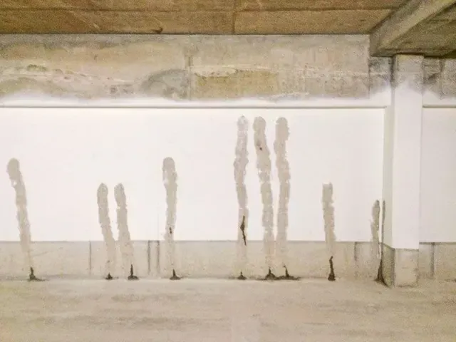 Renzel-Mangold Bautenschutz e.K. - Risse und Feuchtigkeit in einer Betonwand