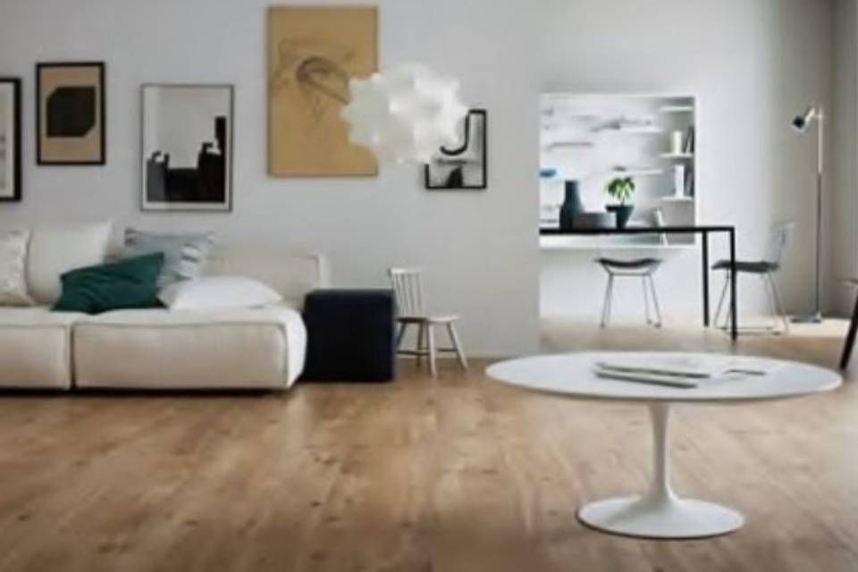 Wohnraum mit Parkett