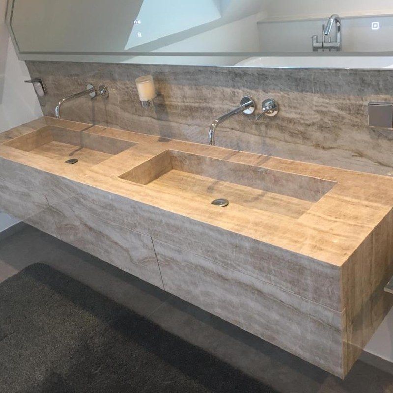 Kücheninsel aus Stein