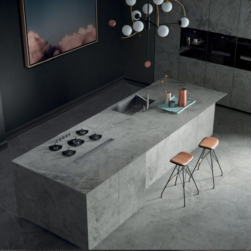 Kücheninsel aus Stein