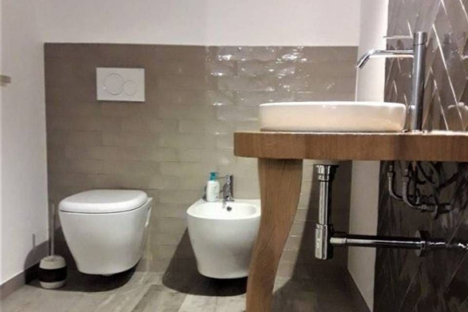 Holzoptik im Badezimmer