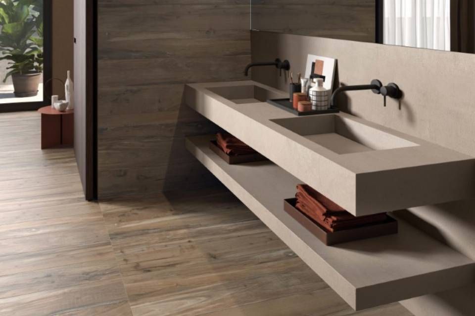 Waschbecken aus Keramik