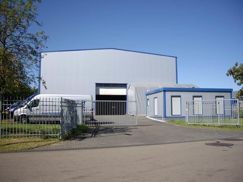 Bau der Firma GEK im Jahr 1997 - heutiger Sitz der Firma Lutz