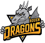 Vers la page d'accueil Logo des Dragons de Rouen.