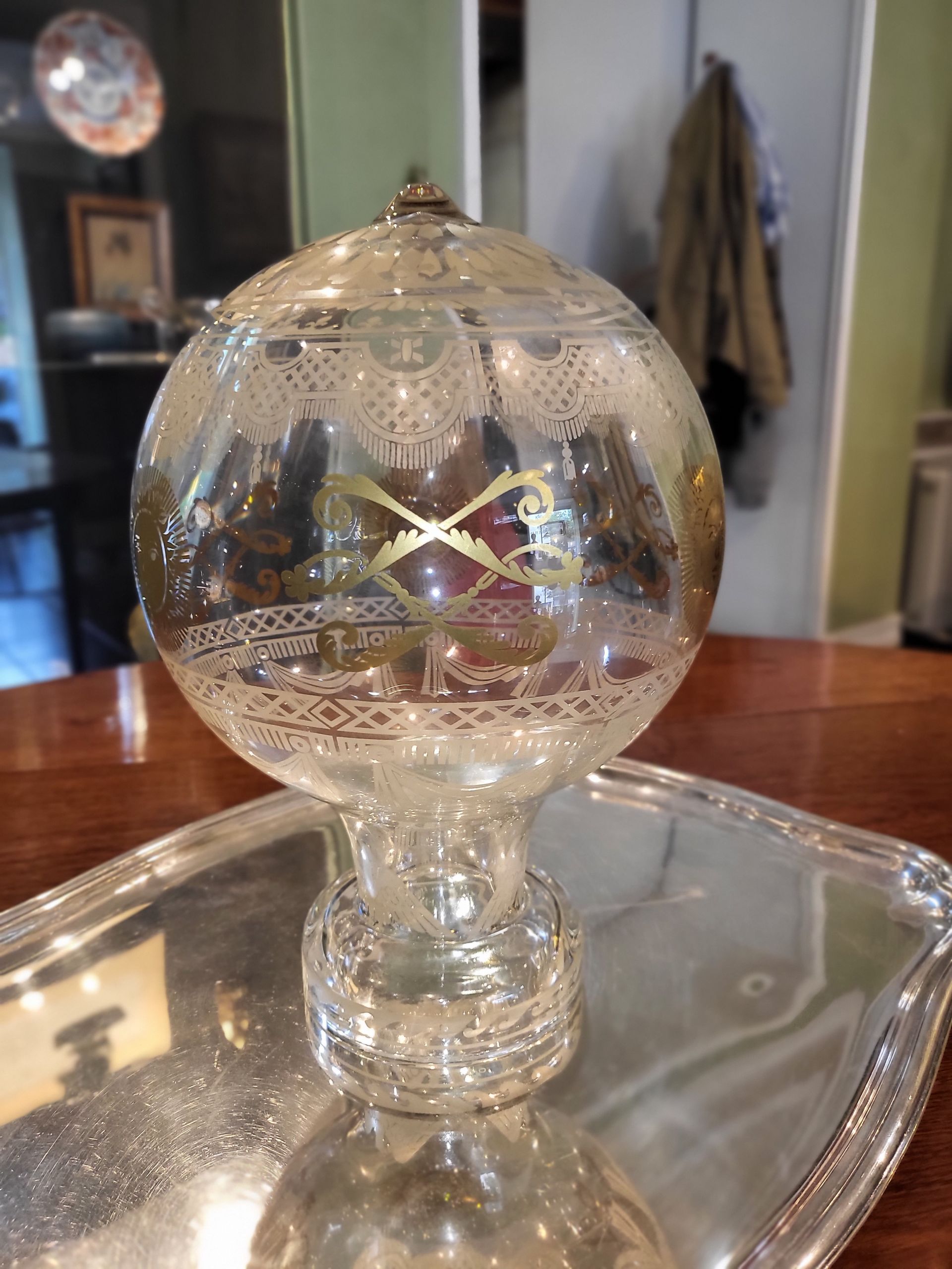 Objet rond et transparent