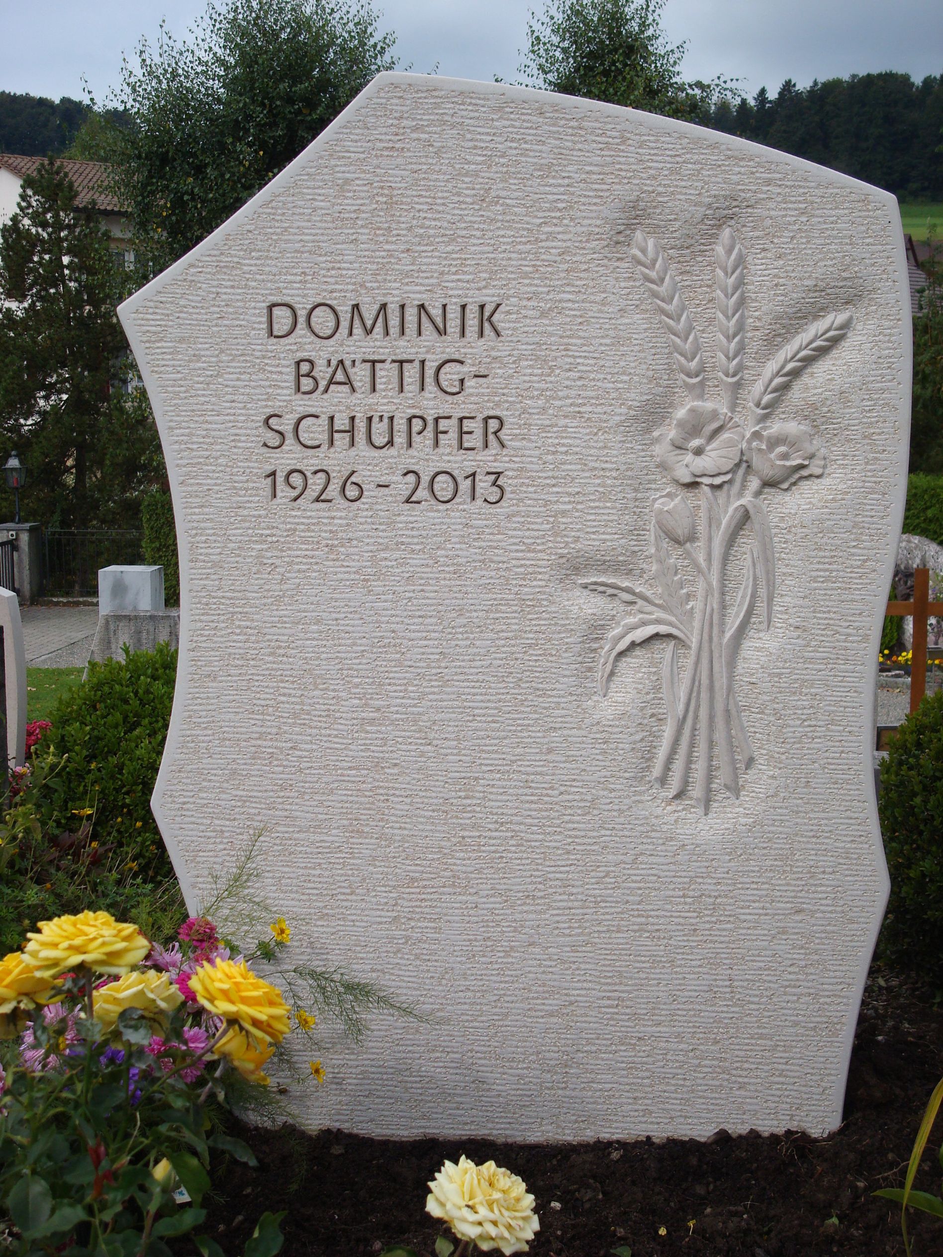 grabplatten - gautschi bildhaueratelier gmbh - reinach ag