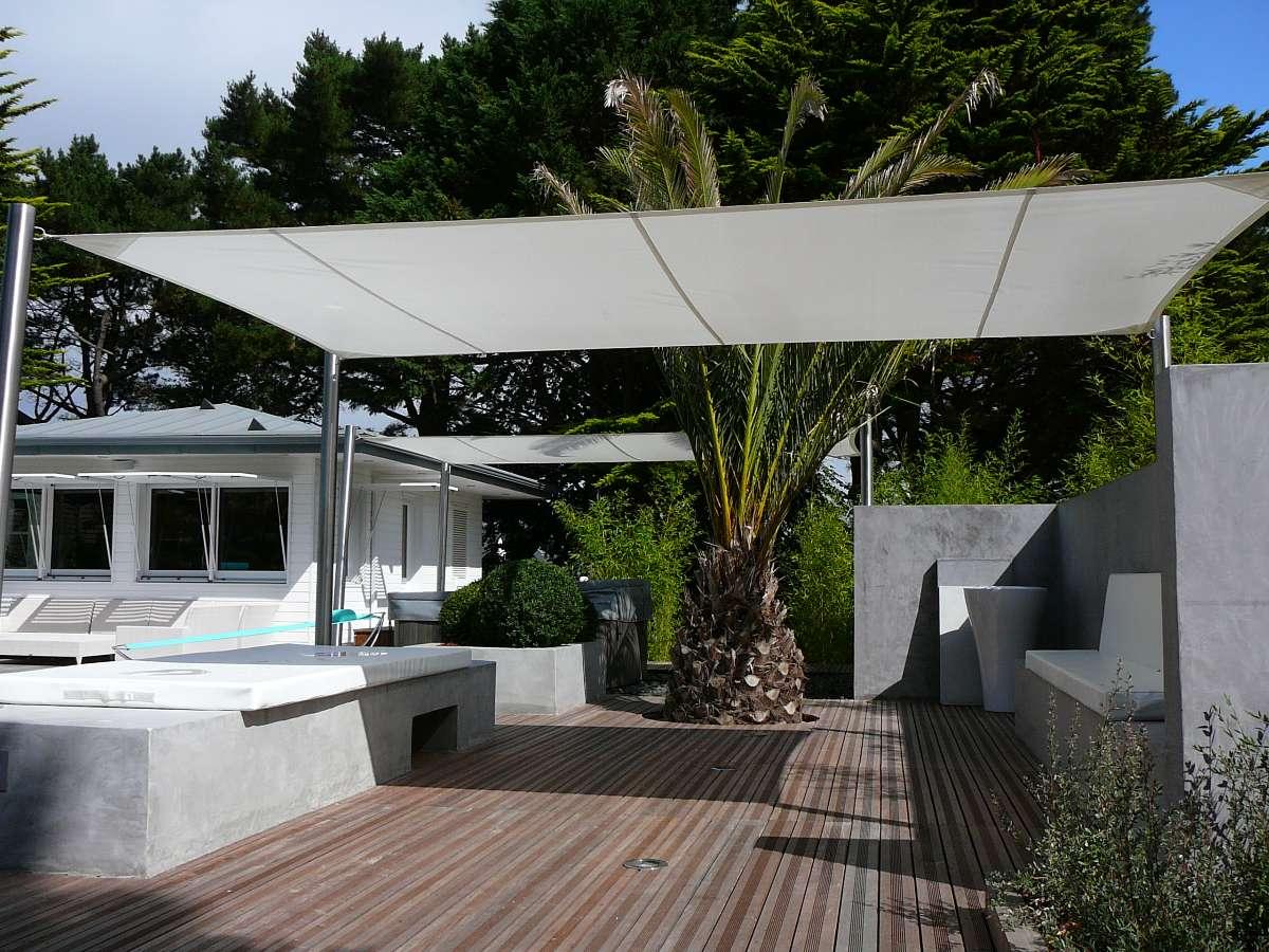 Toile d'ombrage sur mesure