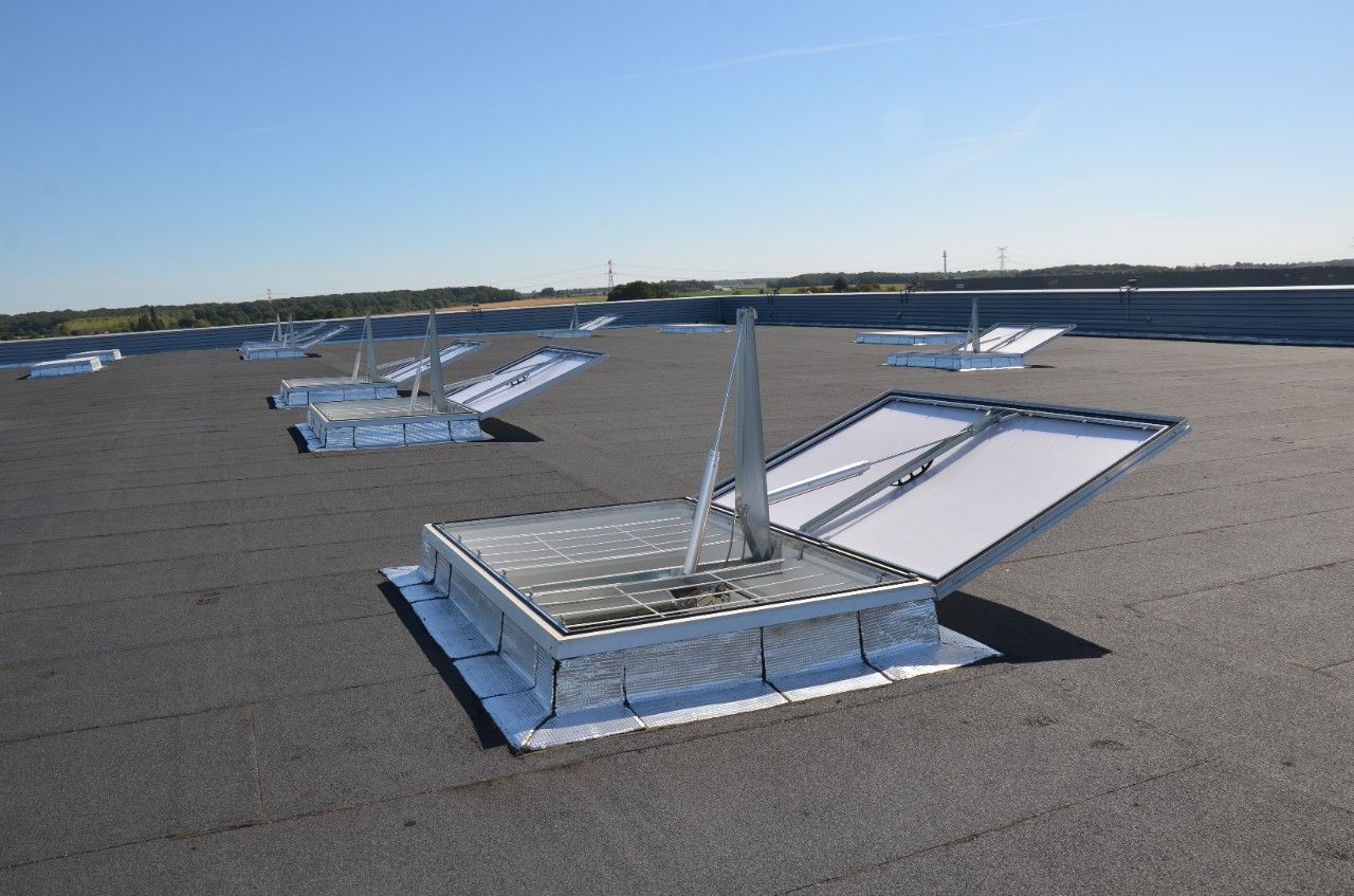 Trappes exutoires de toit