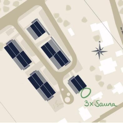 Grafik einer Luftaufnahme de ole school