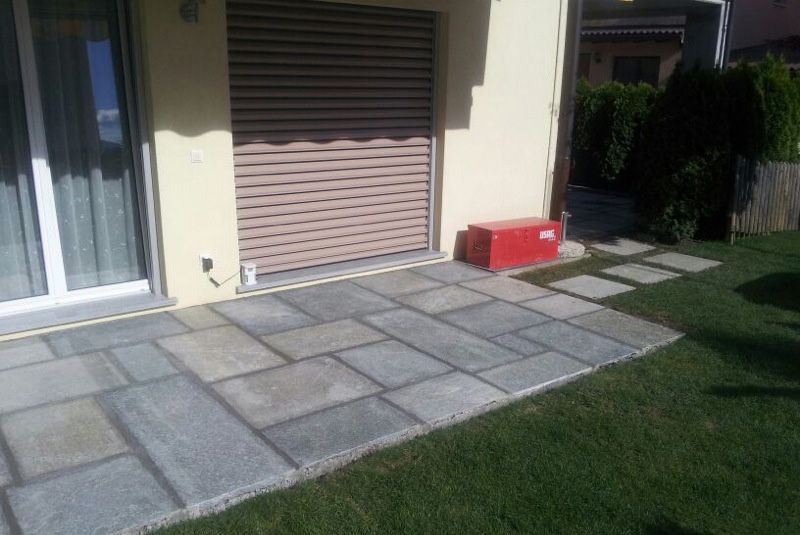 giardino di una casa privata