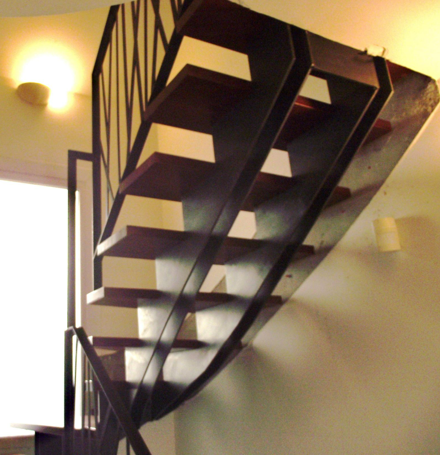 Escalier et garde-corps en métal