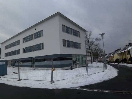 Fassade, die von der Bescherer GmbH gestaltet wurde