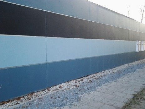 Fassade, die von der Bescherer GmbH gestaltet wurde