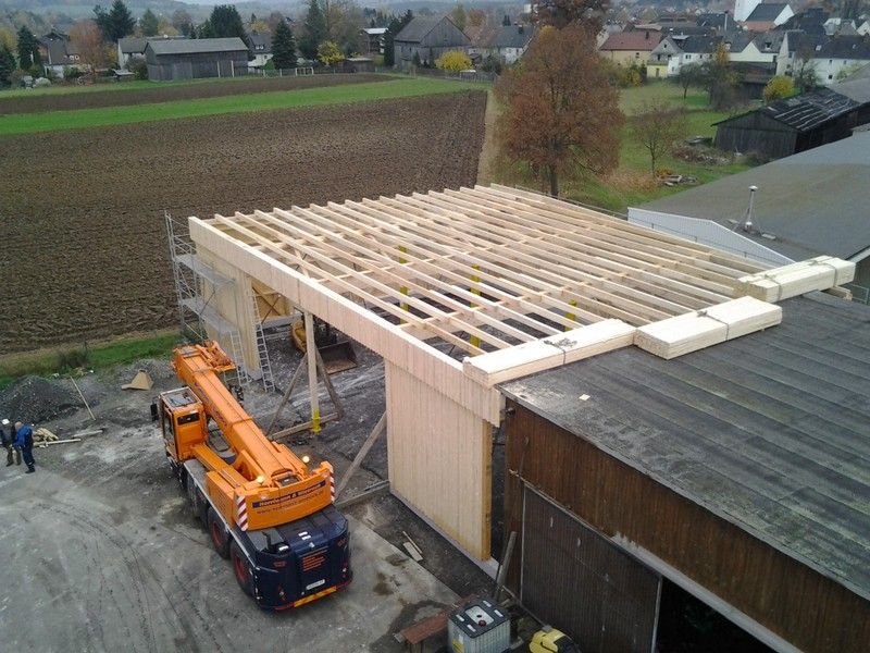 Halle, die von der Bescherer GmbH gebaut wurde